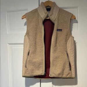 Patagonia Beige Sherpa Vest